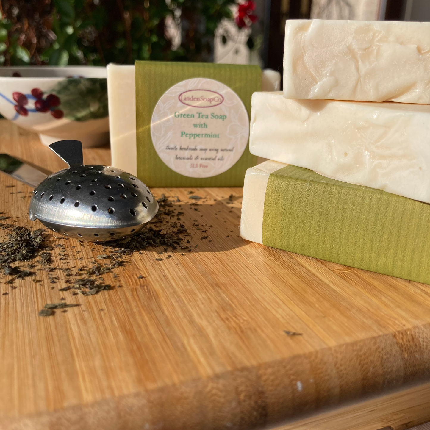 Green Tea Soap with Peppermint
