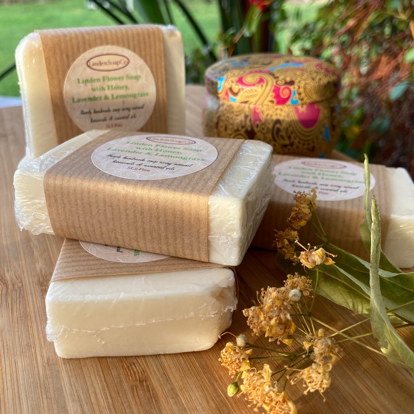 Linden Flower Soap with Honey, Lavender & Lemongrass