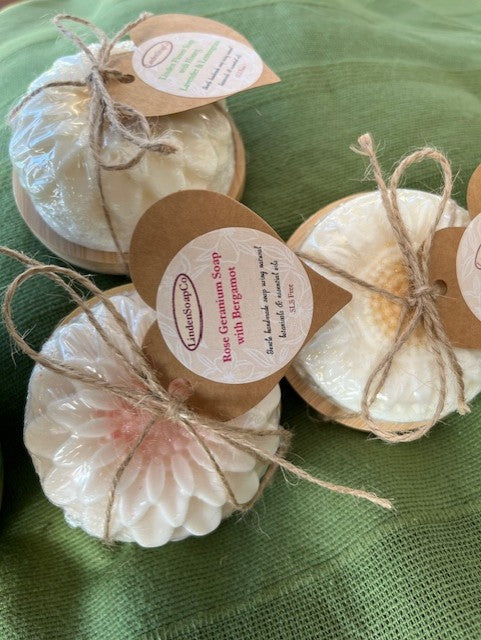 Flower Soap & Dish Gift Set