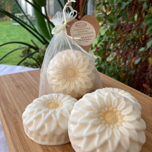 Linden Flower Soap in Organza Bag